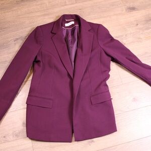 0413 Calvin Klein Women’s Purple Blazer & Pant Suit Set